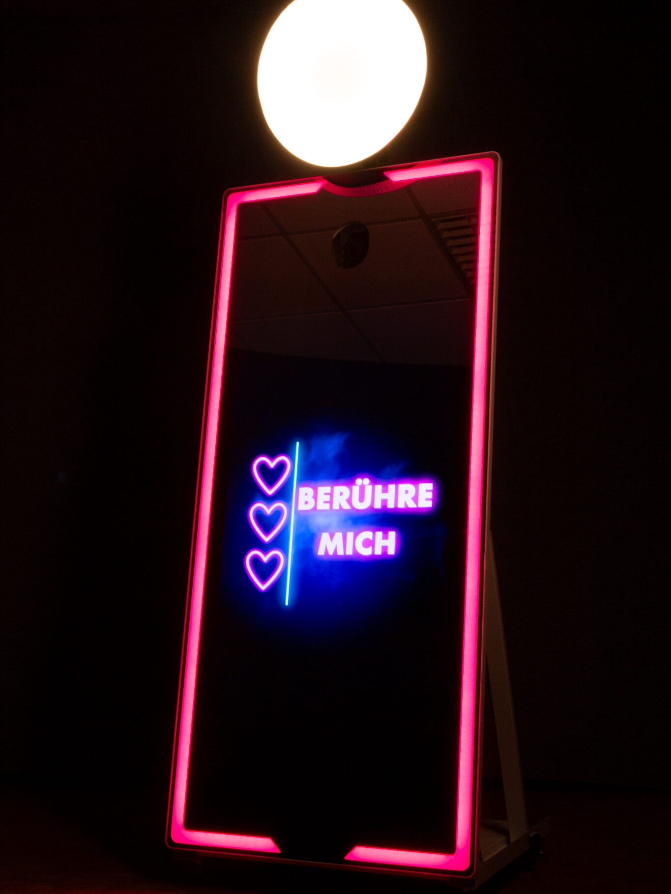 Magic Mirror Fotospiegel von Fotobox Löhne